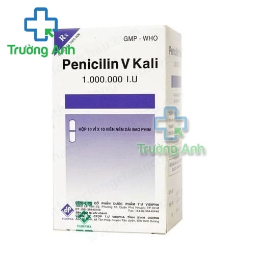 Penicilin V Kali 1.000.000I.U Vidipha - Điều trị nhiễm khuẩn